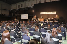 写真：入学式の様子