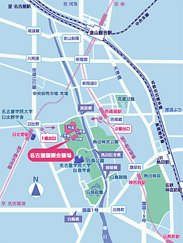 名古屋国際会議場マップ