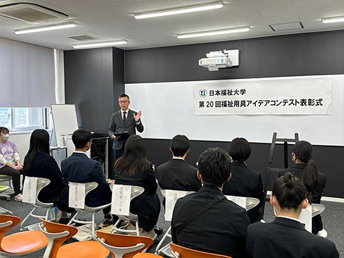 山中学部長による挨拶