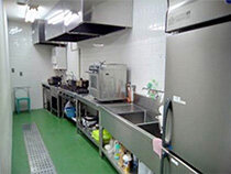 写真：整備された厨房設備