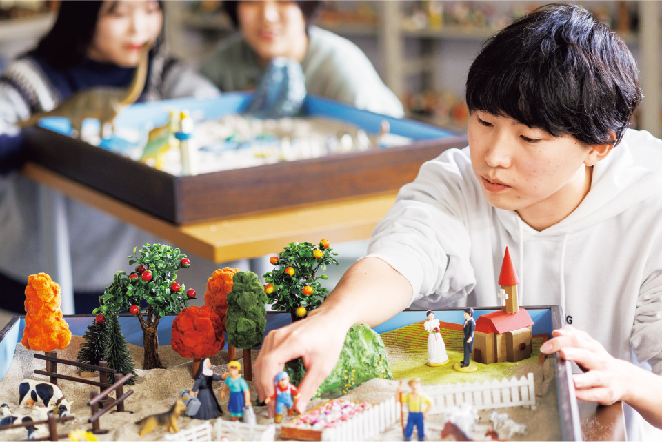 写真：心理学科の学びの風景