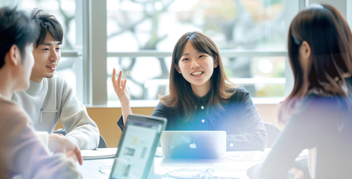 写真：総合政策学部の授業風景