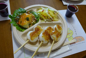 写真：宮田村産づくしの昼食