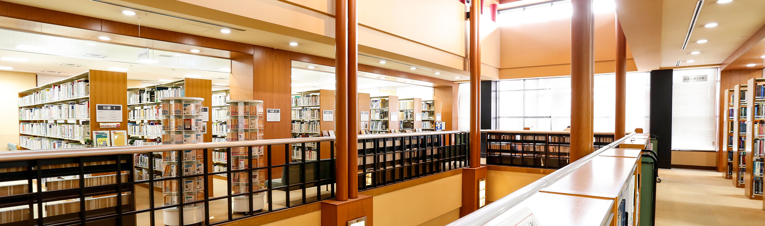 写真：上空から望む校舎の写真