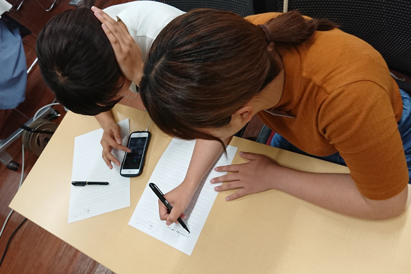 運動機能に障害のある学生への支援例の画像