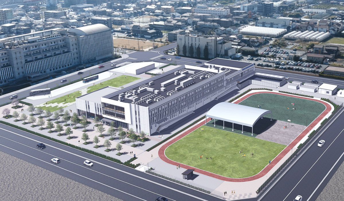 >キャンパス拡張後のイメージ